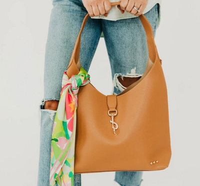 Pretty Simple Haddie Hobo Vegan Leather Tote