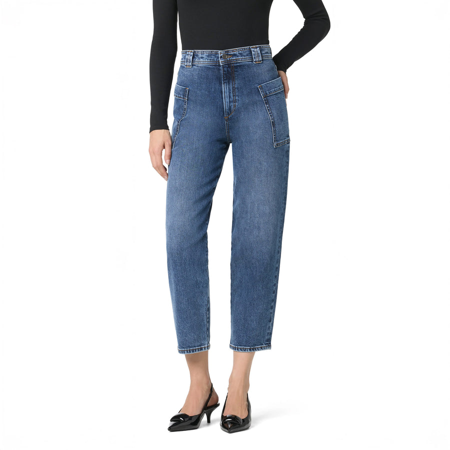 Joe's Jeans Women's The Phoebe High-Rise Patch Pocket Barrel Denims (Esteem)