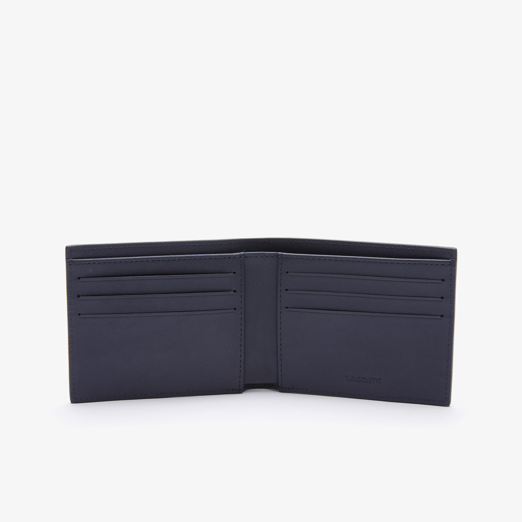 Lacoste Men's Embossed Leather Fitzgerald Billfold