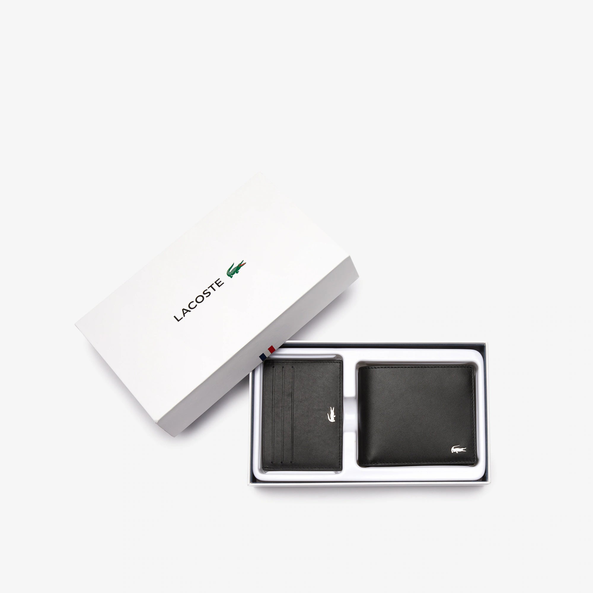 Lacoste Men's Fitzgerald Leather Billfold & Cardholder Gift Set