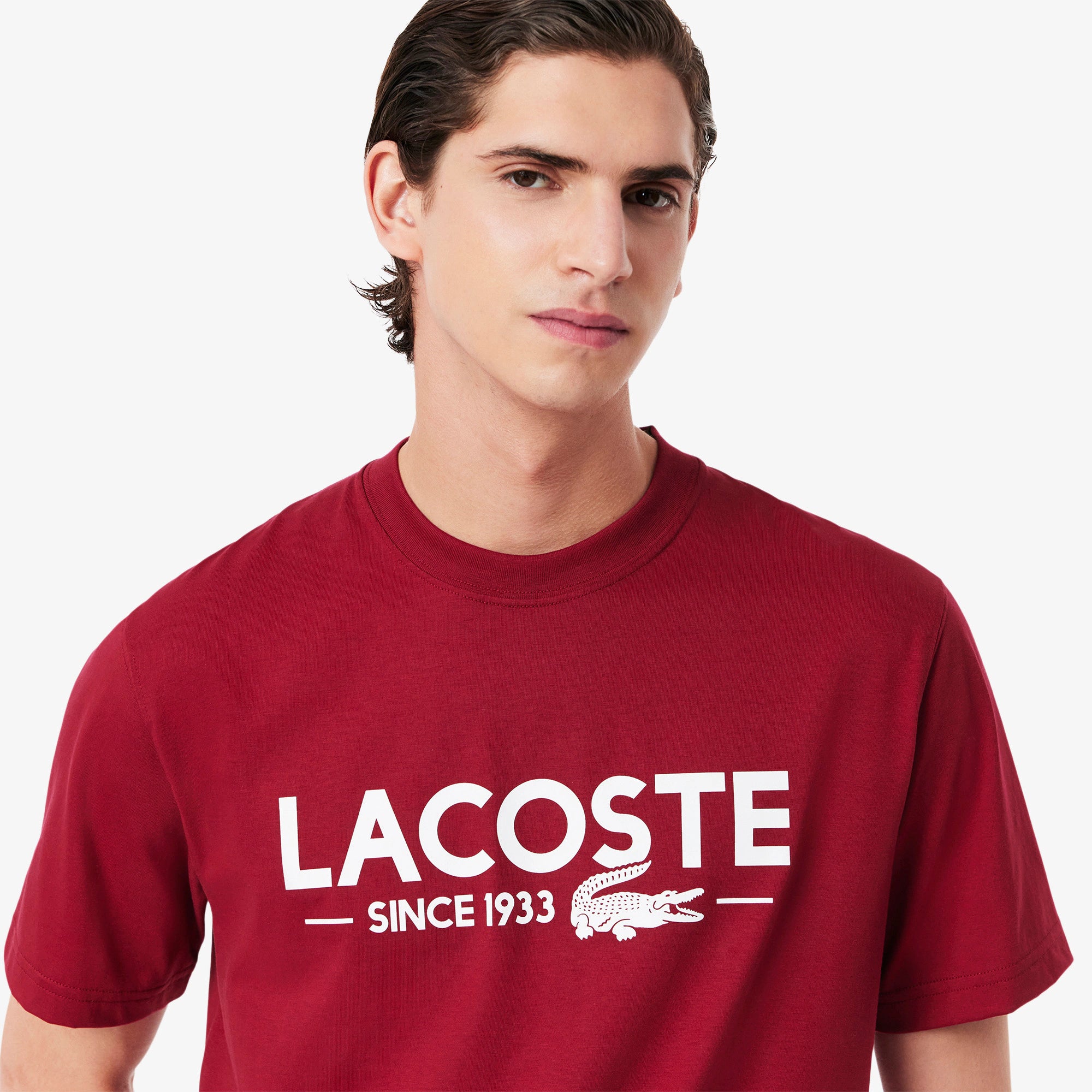 Lacoste Men's Printed Cotton T-Shirt
