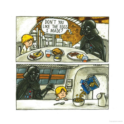 Darth Vader and Son by Jeffrey Brown