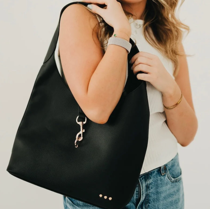 Pretty Simple Haddie Hobo Vegan Leather Tote
