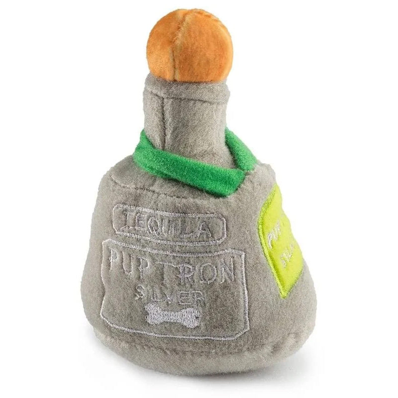 Tequila Puptron Silver Plush Dog Toy
