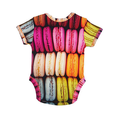 INCHWORM ALLEY MACARONS ONESIE
