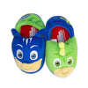 PJ Masks Boys Slippers Catboy and Gekko Mismatch,Slip on Plush Slippers for Toddlers