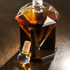 Axiam Hand-Blown Diamond Whiskey Decanter