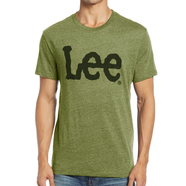 Lee SS RELAXED LOGO TEE - T-shirt con stampa - gunmetal/nero denim Lee SS RELAXED LOGO TEE - T-shirt con stampa - gunmetal/nero denim