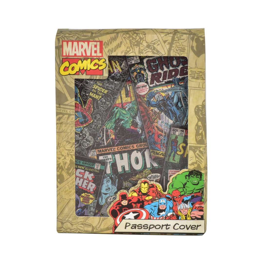 RETRO MARVEL COMICS PASSPORT HOLDER