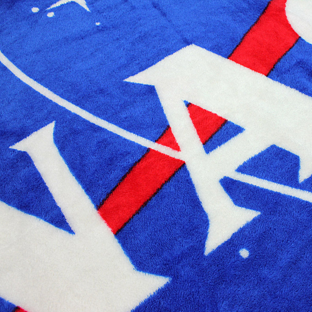 NASA CLASSIC SPACE LOGO FLEECE PLUSH THROW