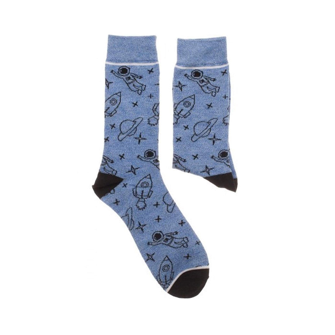OUTER SPACE MEN'S CREW SOCKS