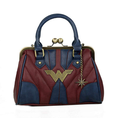WONDER WOMAN KISS-LOCK HANDBAG - Life Soleil
