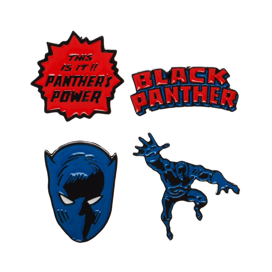 Black Panther Lapel Pin Set