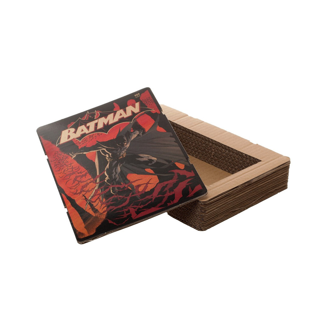 DC COMICS BATMAN BOOK COVER GRAPHIC T-SHIRT W/ PRINTED BOX CASING