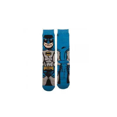 DC COMICS JUSTICE LEAGUE 6-PK 360 CHARACTER CREW SOCKS BOX SET