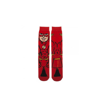 DC COMICS JUSTICE LEAGUE 6-PK 360 CHARACTER CREW SOCKS BOX SET