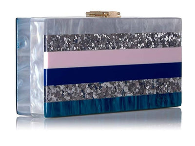 MILLY Marble Box Clutch