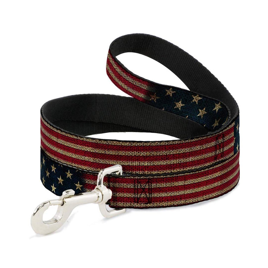BUCKLE-DOWN VINTAGE AMERI-CAN FLAG DOG COLLAR