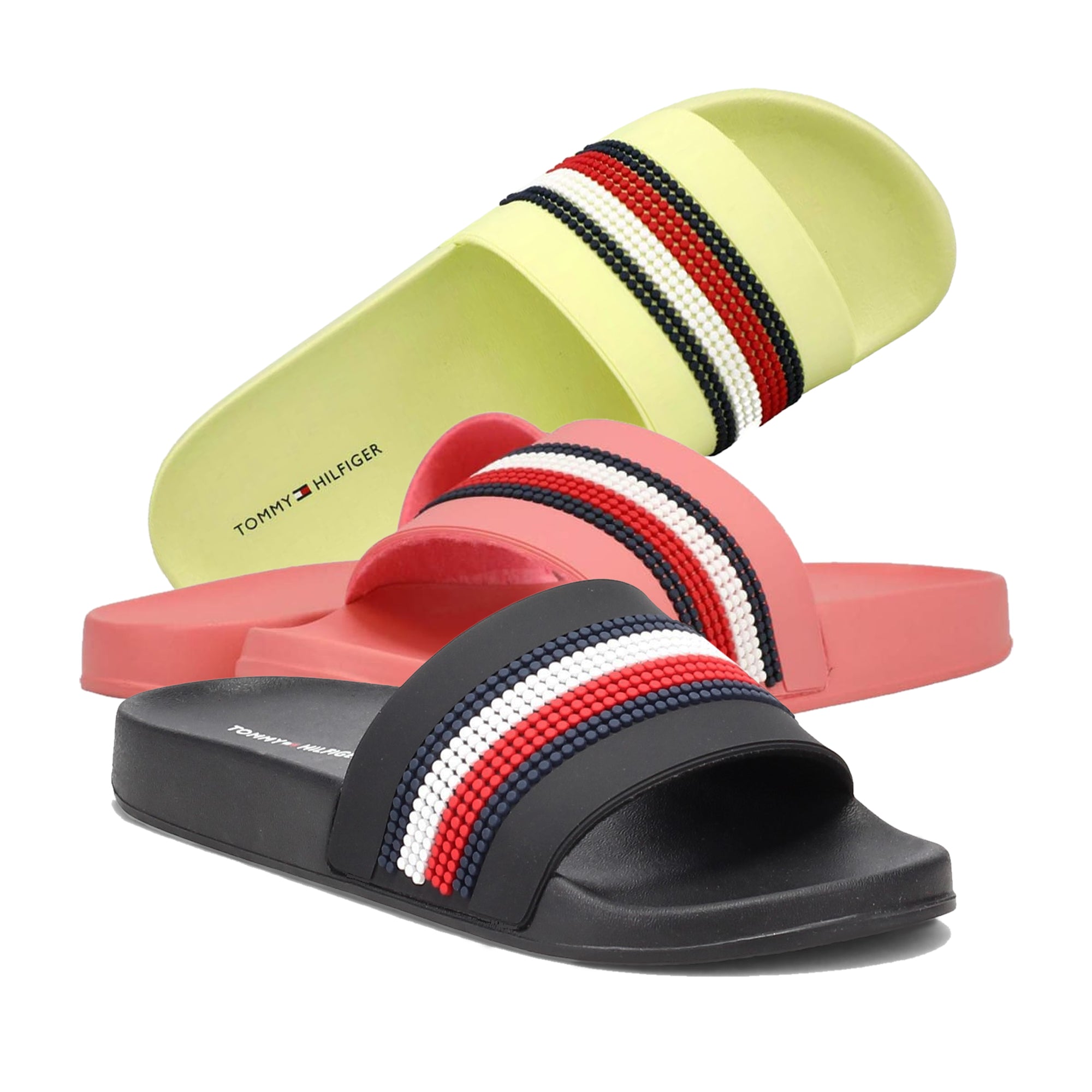 Tredive Nemlig bule TOMMY HILFIGER WOMEN'S DIPPI SLIDES - Life Soleil