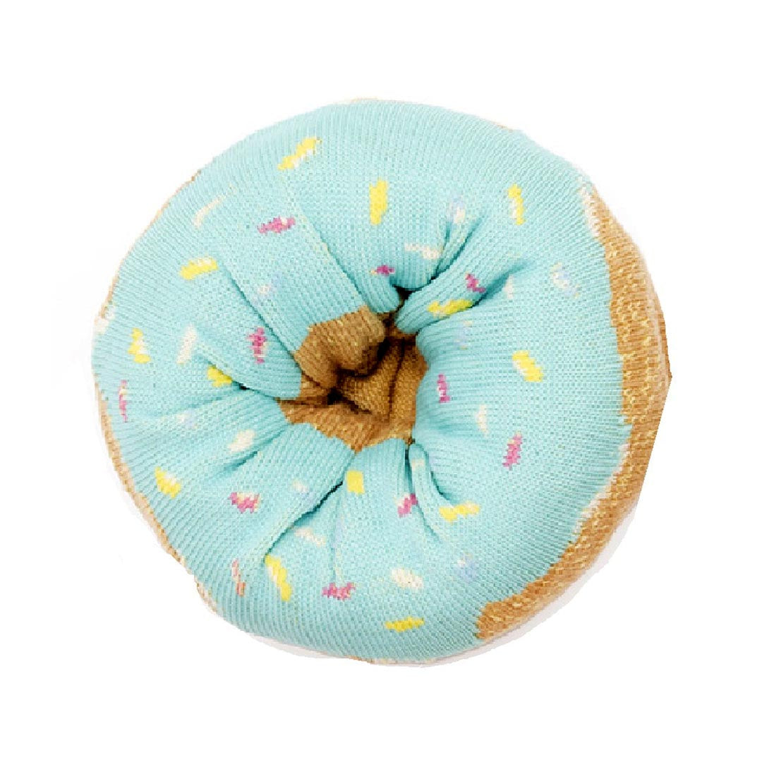SUKENO AQUA SPRINKLES DOUGHNUT SOCKS