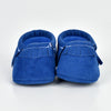 EMERSON AND FRIENDS SUEDE BABY MOCCASINS