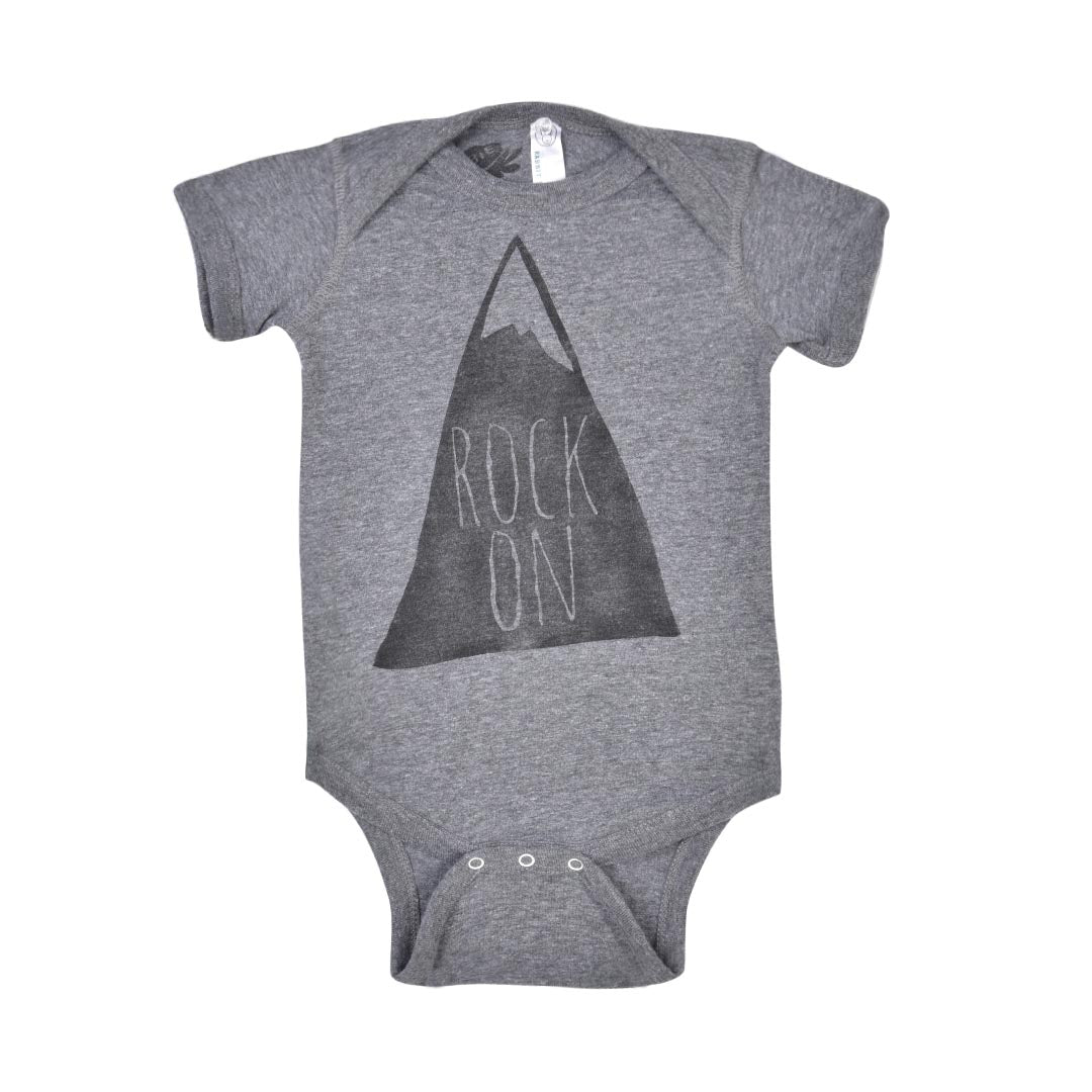 BIRD AND ELEPHANT “ROCK ON” BABY BODYSUIT