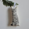 SILKSCREEN CAT ORNAMENT