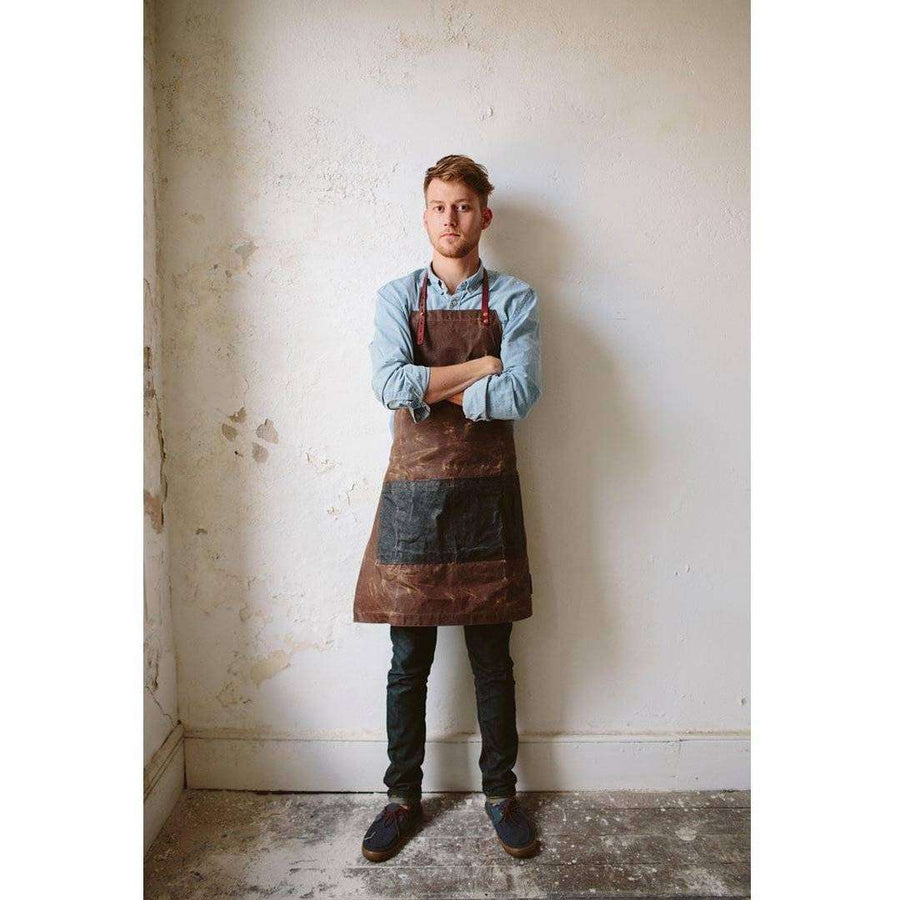 STURDY BROTHERS CHARLES MASTER WAXED CANVAS APRON - Life Soleil