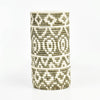 KAZI TALL LIGHT TAUPE DIYAMA VASE