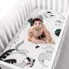 WOODLAND FITTED CRIB SHEET