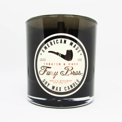 FURY BROS BLACK SERIES TOBACCO & MUSK CANDLE