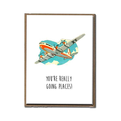 FLY PAPER PRODUCTS "YOU'RE REALLY GOING PLACES!" CARD
