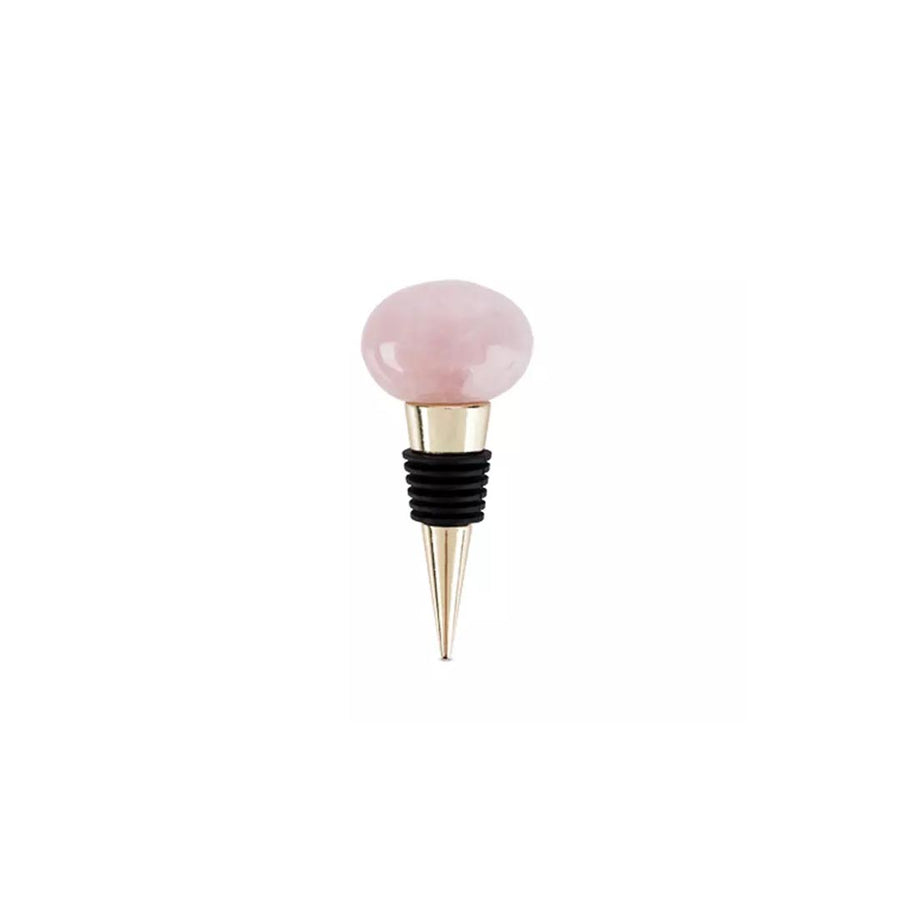 GARDEN PARTY ROSE QUARTZ BOTTLE STOPPER