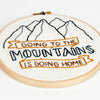 GOING TO THE MOUNTAINS PATCH