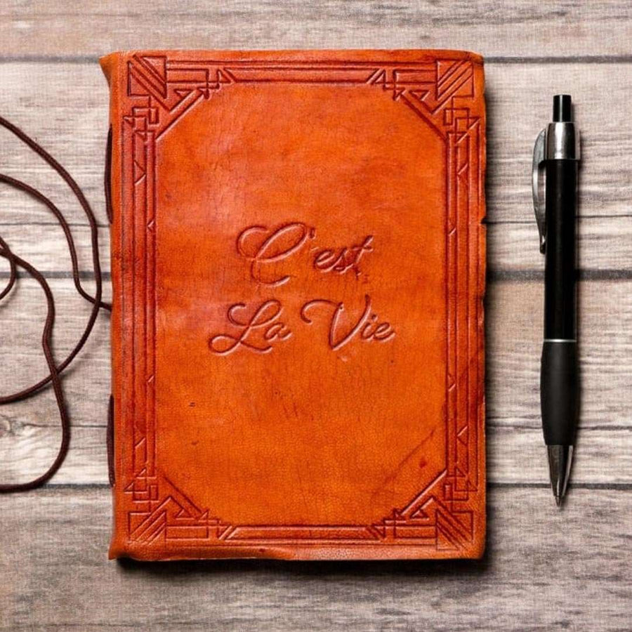 C’EST LA VIE HANDMADE LEATHER JOURNAL