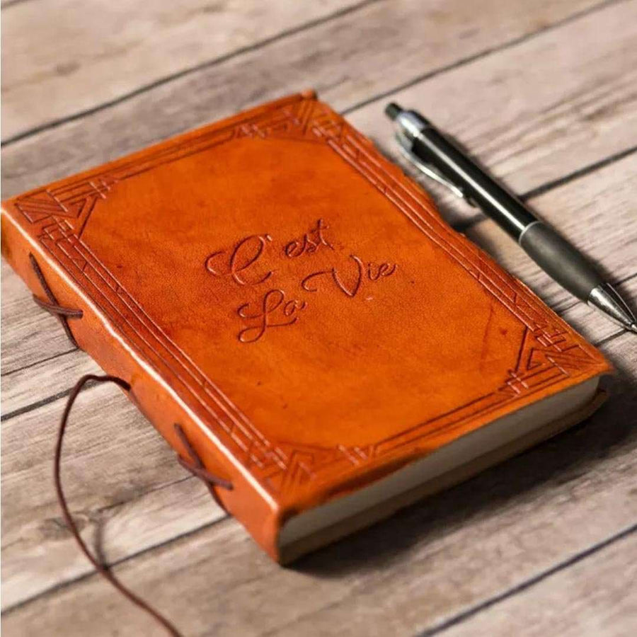 C’EST LA VIE HANDMADE LEATHER JOURNAL