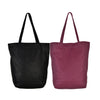 POSITIVE ELEMENTS LEATHER TOTE WITH TASSEL POUCH