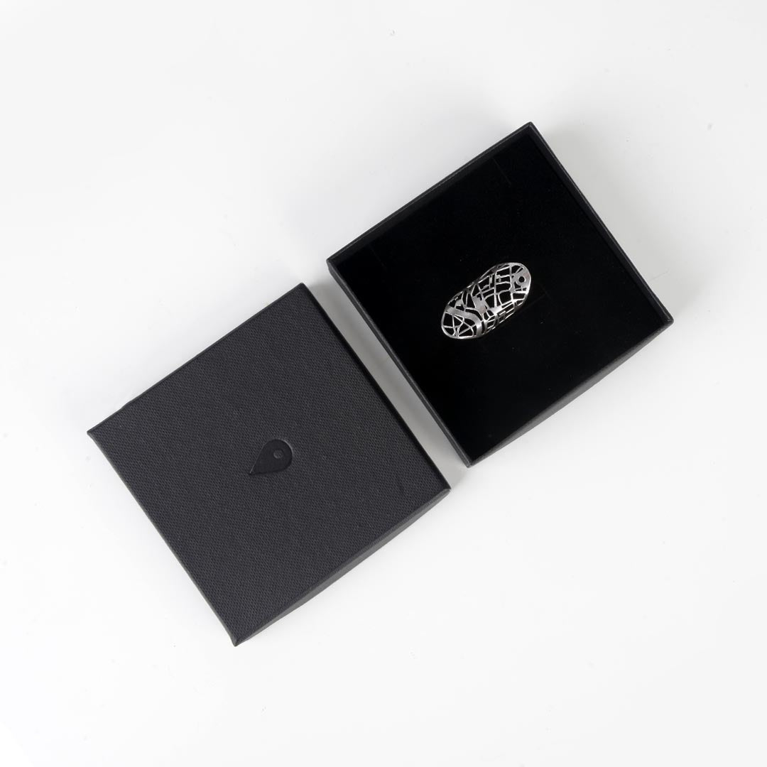 TALIA SARI LONDON MAP RING