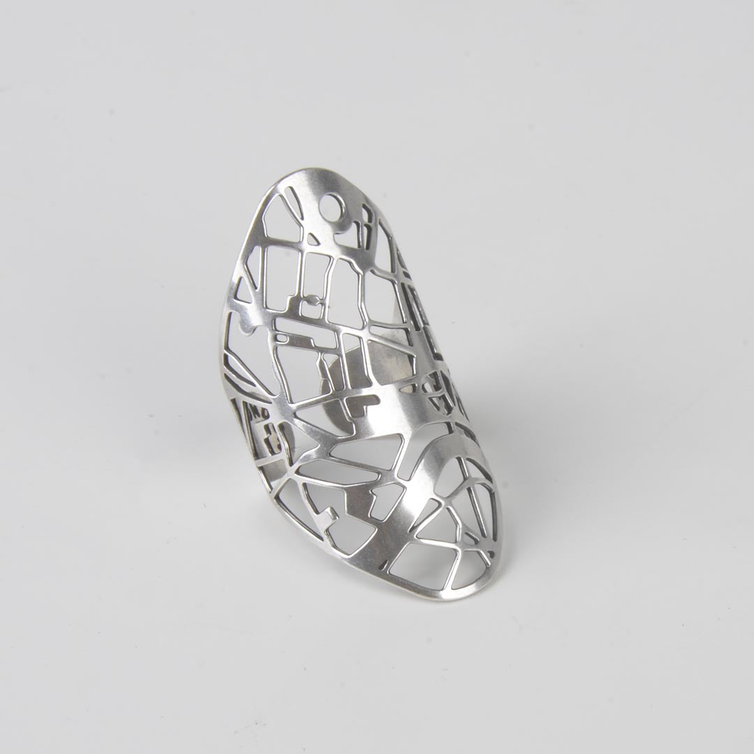 TALIA SARI LONDON MAP RING