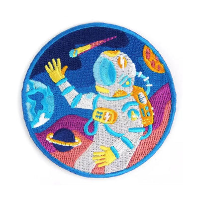 MOKUYOBI OUTER SPACE IRON-ON PATCH