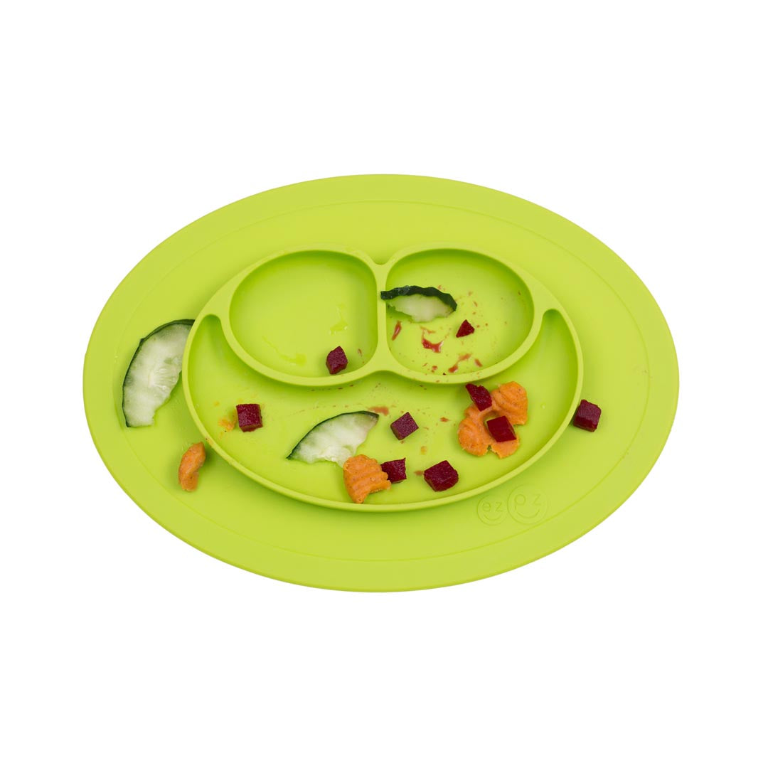 ezpz mini mat stokke Ezpz Mini Mat Placemat and Plate, Lime Green