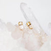 JAX KELLY GOLD DIPPED QUARTZ POINT STUDS