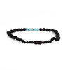 RAW AMBER AND TURQUOISE HOWLITE NECKLACE- KIDS