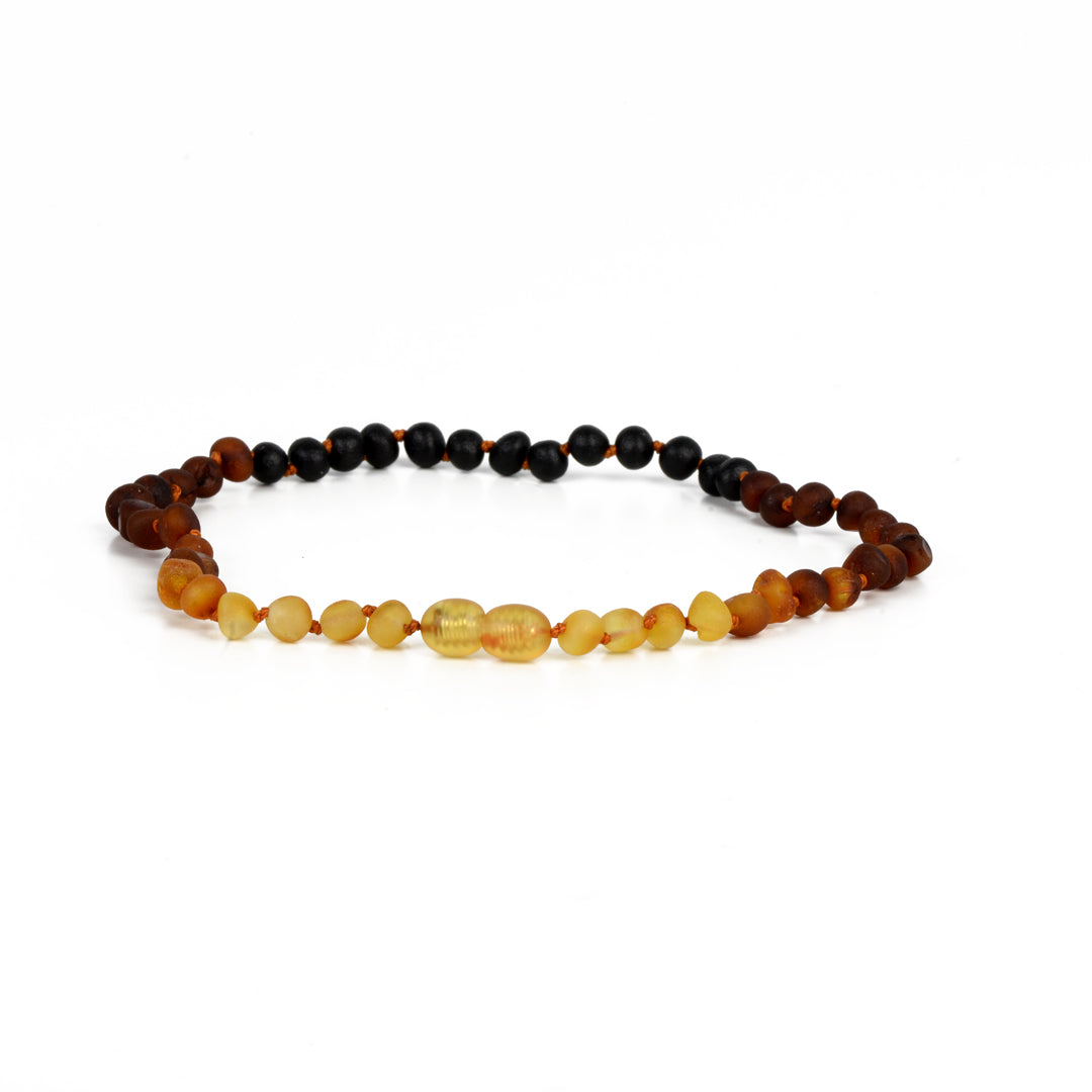 RAW AMBER OMBRE NECKLACE- KIDS