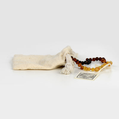 RAW AMBER OMBRE NECKLACE- KIDS
