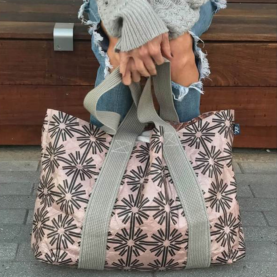 MIXT STUDIO TONGA METALLIC REVERSIBLE TOTE