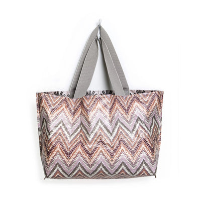 MIXT STUDIO TONGA METALLIC REVERSIBLE TOTE