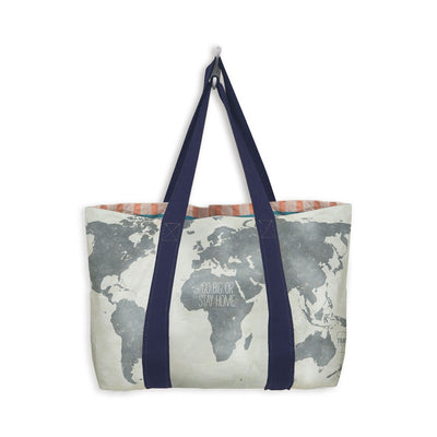 MIXT STUDIO WORLD MAP TRAVEL TOTE