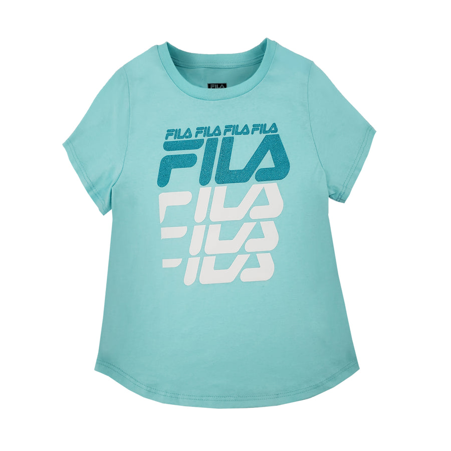 Fila Big Girls Crew Neck Short Sleeve Graphic T-Shirt G05