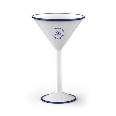 ENAMELED STEEL CAMPING MARTINI CUP